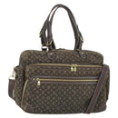 LOUIS VUITTON Monogram Mini Lin Sac Arange Bag Ebene M95221 LV Auth BA10144-1