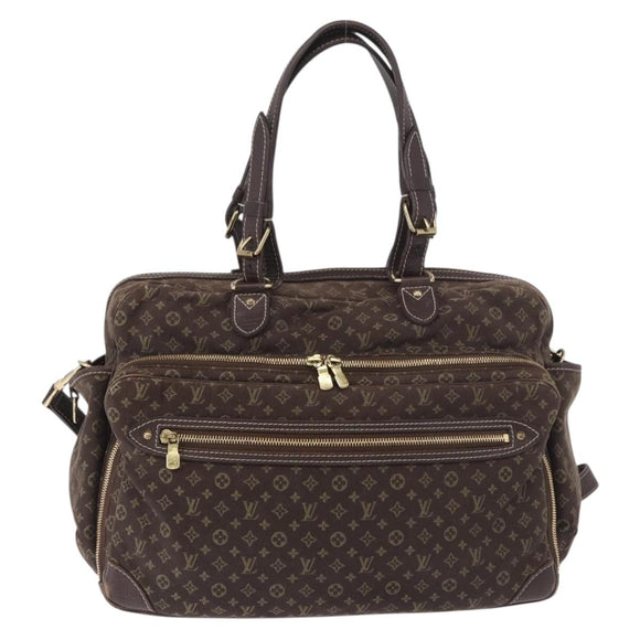 LOUIS VUITTON Monogram Mini Lin Sac Arange Bag Ebene M95221 LV Auth BA10144