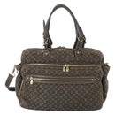 LOUIS VUITTON Monogram Mini Lin Sac Arange Bag Ebene M95221 LV Auth BA10144-13