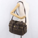 LOUIS VUITTON Monogram Mini Lin Sac Arange Bag Ebene M95221 LV Auth BA10144-33