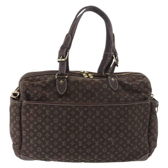 LOUIS VUITTON Monogram Mini Lin Sac Arange Bag Ebene M95221 LV Auth BA10144