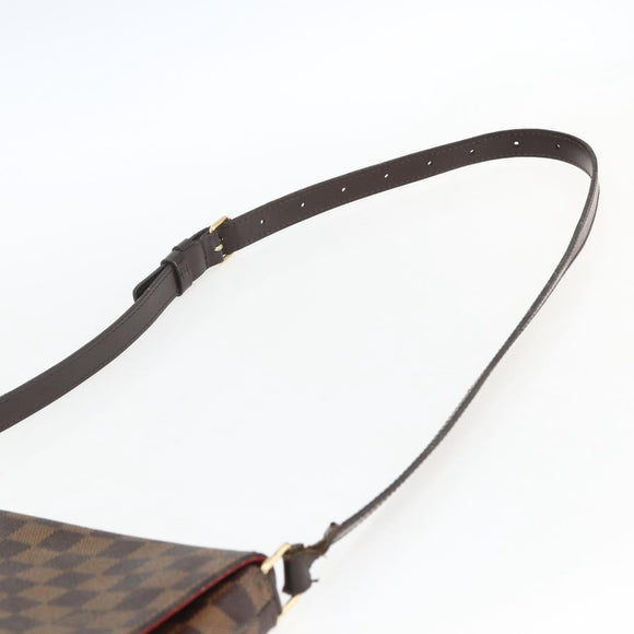 LOUIS VUITTON Damier Ebene Musette Schoudertas N51302 LV Auth BA10145