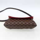 LOUIS VUITTON Damier Ebene Musette Schoudertas N51302 LV Auth BA10145-5