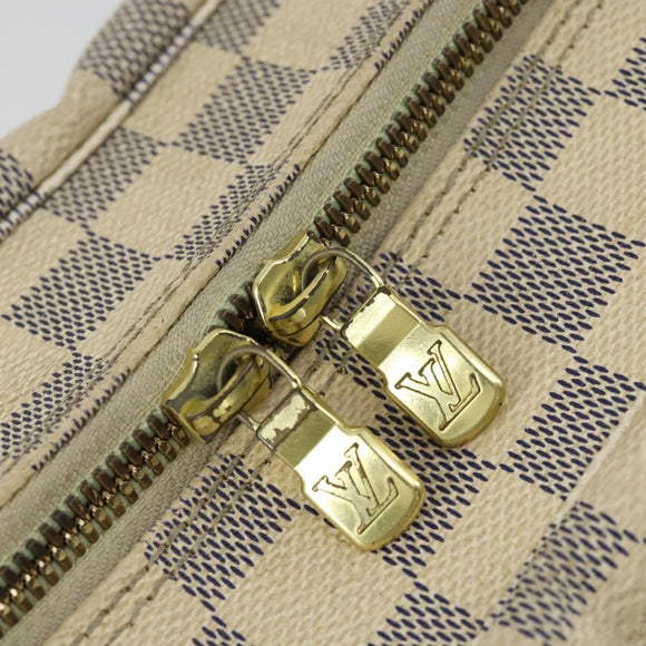 LOUIS VUITTON Damier Azur Naviglio Shoulder Bag N51189 LV Auth BA10147