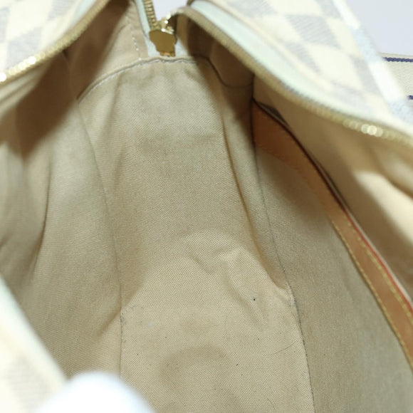 LOUIS VUITTON Damier Azur Naviglio Shoulder Bag N51189 LV Auth BA10147