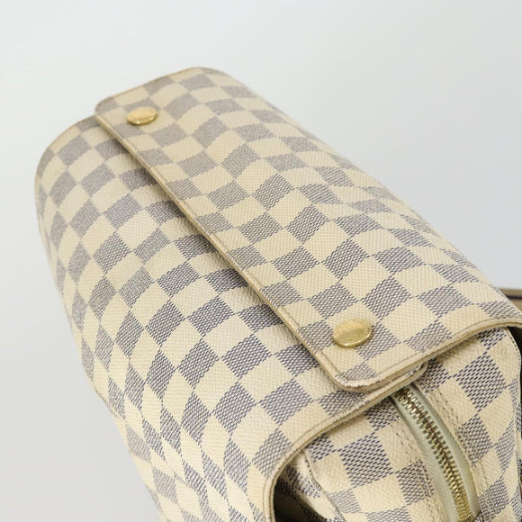 LOUIS VUITTON Damier Azur Naviglio Shoulder Bag N51189 LV Auth BA10147