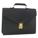 LOUIS VUITTON Epi Serviette Conseiller Briefcase Black M54422 LV Auth BA10153-1