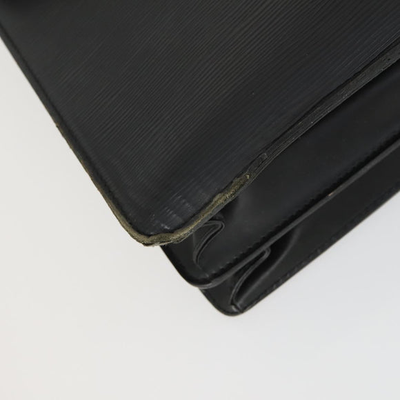 LOUIS VUITTON Epi Serviette Conseiller Briefcase Black M54422 LV Auth BA10153