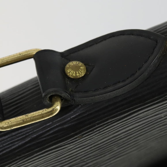 LOUIS VUITTON Epi Serviette Conseiller Briefcase Black M54422 LV Auth BA10153
