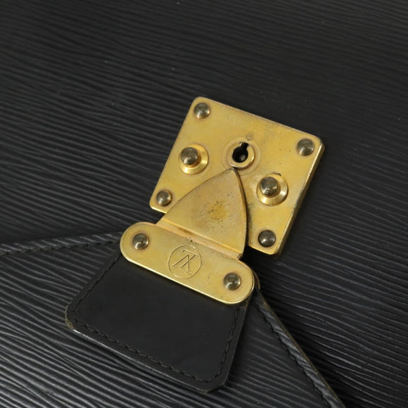 LOUIS VUITTON Epi Serviette Conseiller Briefcase Black M54422 LV Auth BA10153