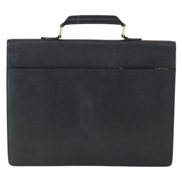LOUIS VUITTON Epi Serviette Conseiller Briefcase Black M54422 LV Auth BA10153