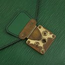 LOUIS VUITTON Epi Serviette Conseiller Vintage Green M54424 LV Auth BA10154-18