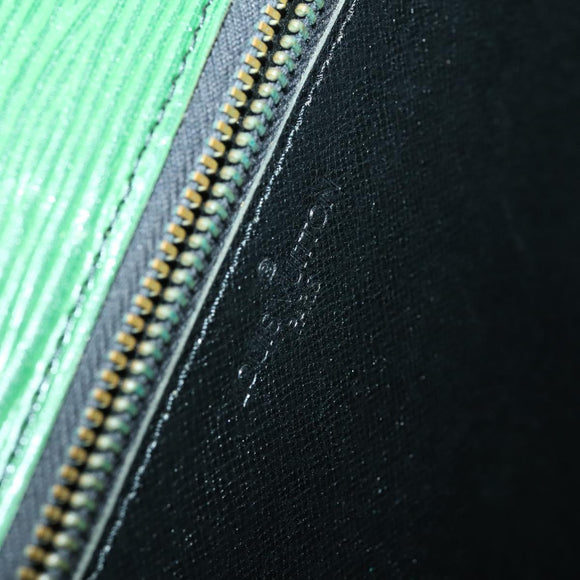 LOUIS VUITTON Epi Serviette Conseiller Vintage Green M54424 LV Auth BA10154