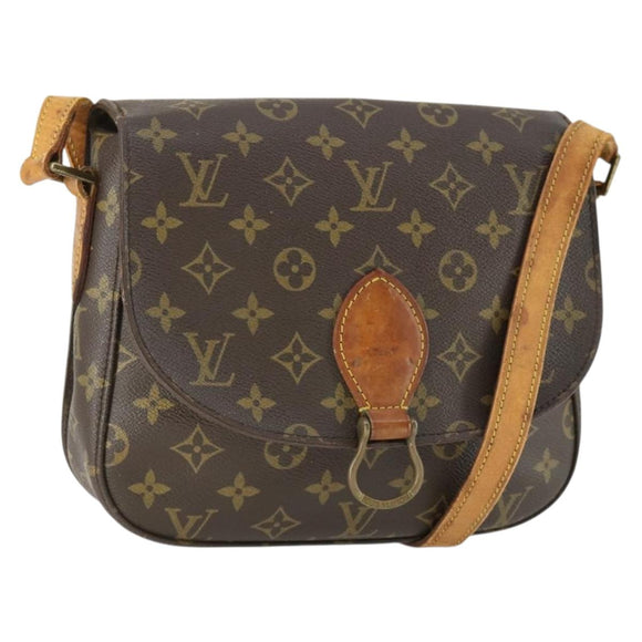 LOUIS VUITTON Monogram Saint Cloud GM Shoulder Bag M51242 LV Auth BA10157