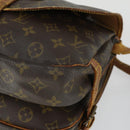 LOUIS VUITTON Monogram Saumur 30 Shoulder Bag M42256 LV Auth BA10158-15