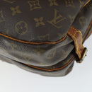 LOUIS VUITTON Monogram Saumur 30 Shoulder Bag M42256 LV Auth BA10158-17