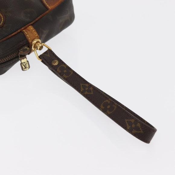 LOUIS VUITTON Monogram Marly Dragonne GM Clutch Bag M51825 LV Auth BA10159