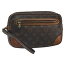 LOUIS VUITTON Monogram Marly Dragonne GM Clutch Bag M51825 LV Auth BA10160-1