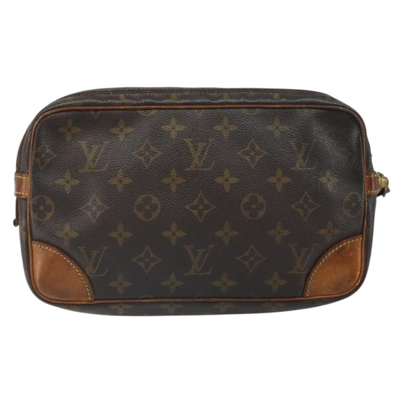 LOUIS VUITTON Monogram Marly Dragonne GM Clutch Bag M51825 LV Auth BA10160