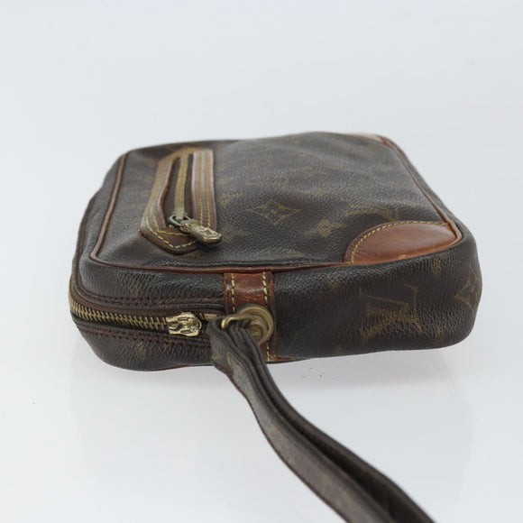 LOUIS VUITTON Monogram Marly Dragonne GM Clutch Bag M51825 LV Auth BA10160