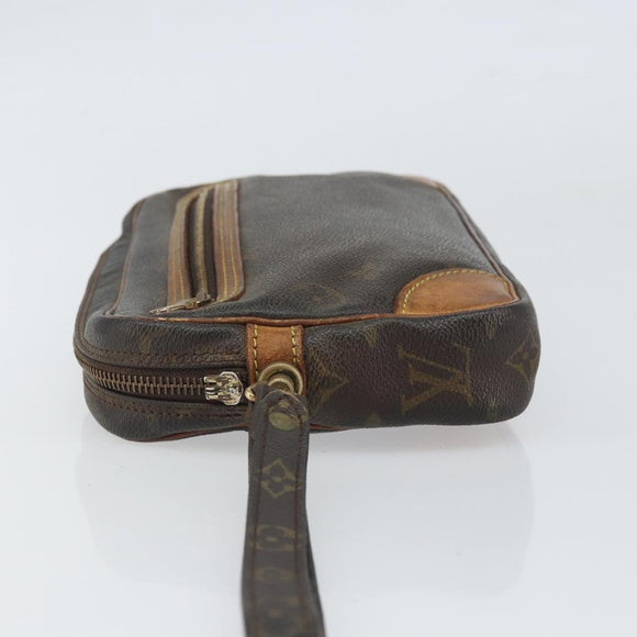 LOUIS VUITTON Monogram Marly Dragonne GM Clutch Bag M51825 LV Auth BA10161