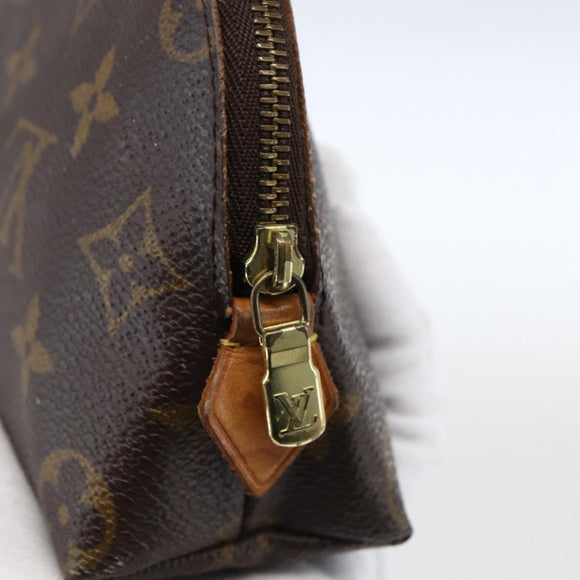 LOUIS VUITTON Monogram Pochette Cosmetic PM Cosmetic Pouch M47515 Auth BA10170