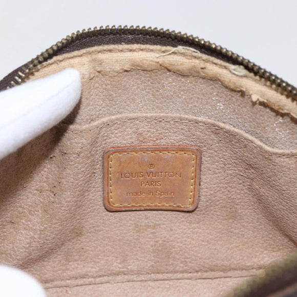 LOUIS VUITTON Monogram Pochette Cosmetic PM Cosmetic Pouch M47515 Auth BA10170