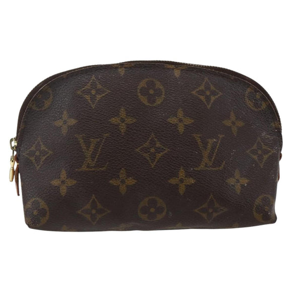 LOUIS VUITTON Monogram Pochette Cosmetic PM Cosmetic Pouch M47515 Auth BA10170