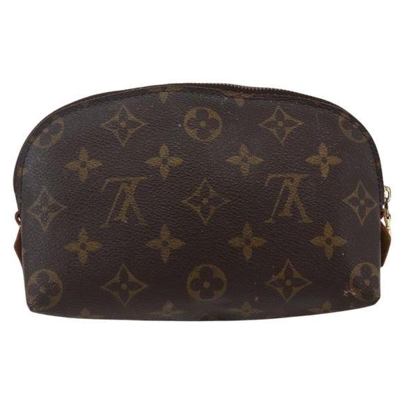 LOUIS VUITTON Monogram Pochette Cosmetic PM Cosmetic Pouch M47515 Auth BA10170