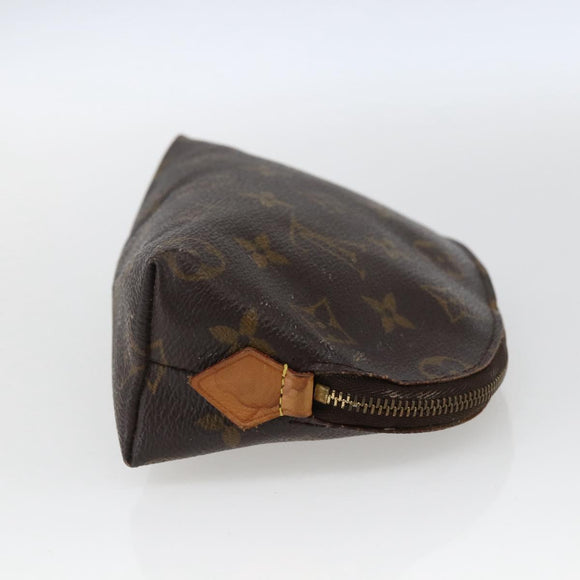 LOUIS VUITTON Monogram Pochette Cosmetic PM Cosmetic Pouch M47515 Auth BA10170