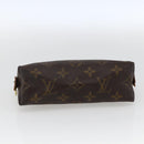 LOUIS VUITTON Monogram Pochette Cosmetic PM Cosmetic Pouch M47515 Auth BA10170-6