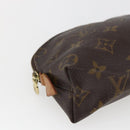 LOUIS VUITTON Monogram Pochette Cosmetic PM Cosmetic Pouch M47515 Auth BA10170-14