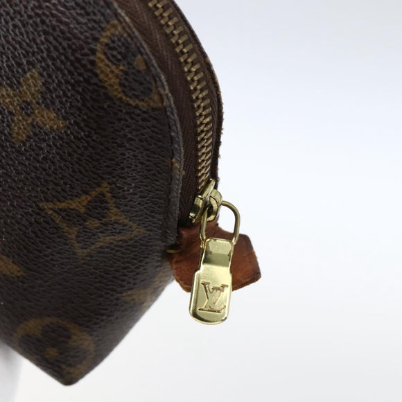 LOUIS VUITTON Monogram Pochette Cosmetic PM Cosmetic Pouch M47515 Auth BA10171