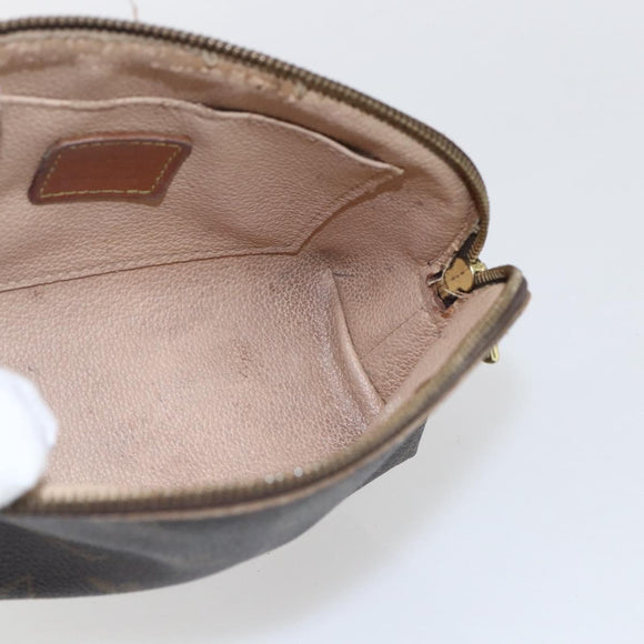 LOUIS VUITTON Monogram Pochette Cosmetic PM Cosmetic Pouch M47515 Auth BA10171