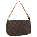 LOUIS VUITTON Monogram Pochette Accessoires Pouch M51980 LV Auth BA10172-1