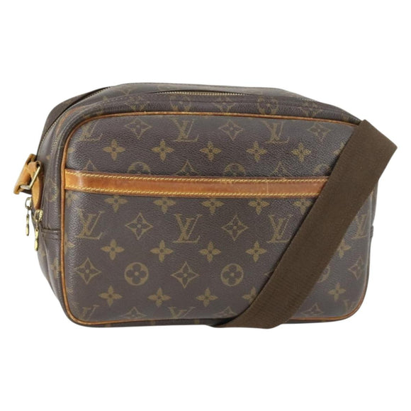 LOUIS VUITTON Monogram Reporter PM Shoulder Bag M45254 LV Auth BA10174