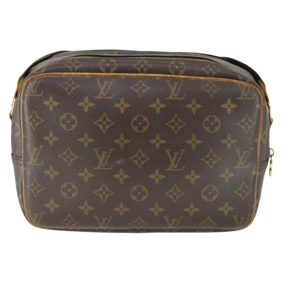 LOUIS VUITTON Monogram Reporter PM Shoulder Bag M45254 LV Auth BA10174