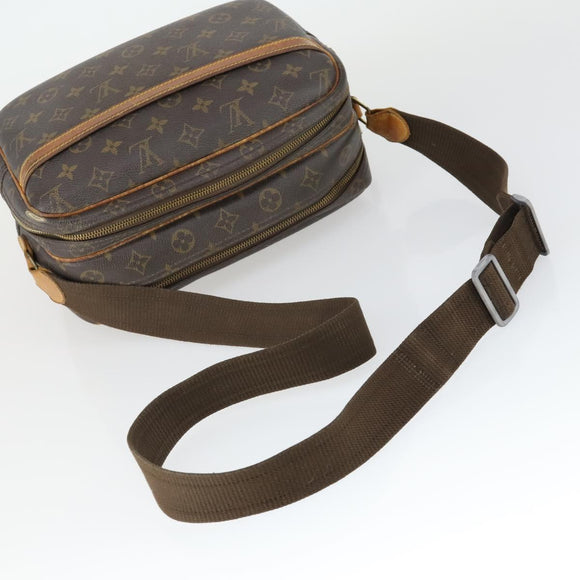 LOUIS VUITTON Monogram Reporter PM Shoulder Bag M45254 LV Auth BA10174