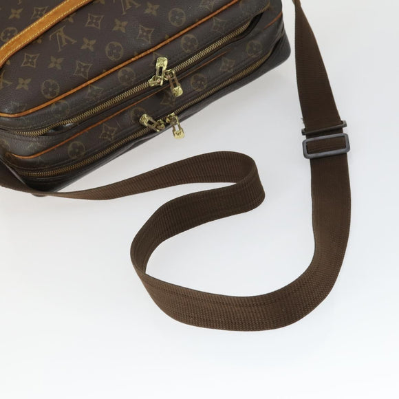 LOUIS VUITTON Monogram Reporter GM Shoulder Bag M45252 LV Auth BA10175