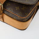 LOUIS VUITTON Monogram Cartouchiere MM Shoulder Bag M51253 LV Auth BA10177-10