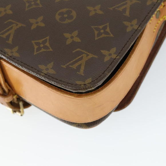 LOUIS VUITTON Monogram Cartouchiere MM Shoulder Bag M51253 LV Auth BA10177