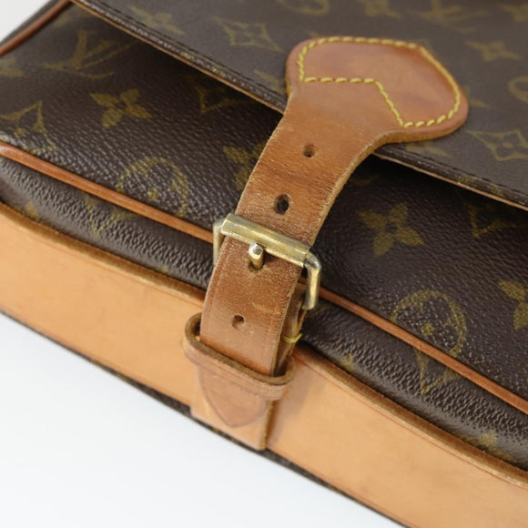 LOUIS VUITTON Monogram Cartouchiere MM Shoulder Bag M51253 LV Auth BA10177