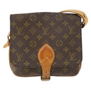 LOUIS VUITTON Monogram Cartouchiere MM Shoulder Bag M51253 LV Auth BA10177-2