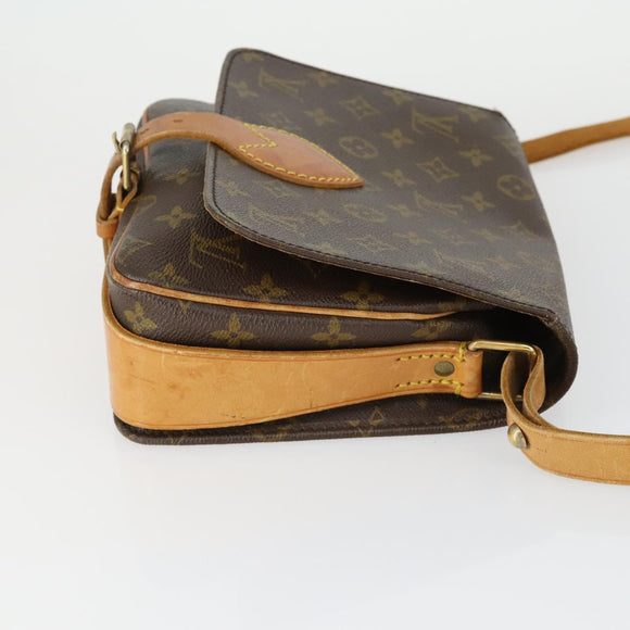 LOUIS VUITTON Monogram Cartouchiere MM Shoulder Bag M51253 LV Auth BA10177