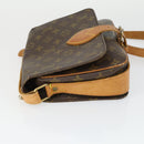 LOUIS VUITTON Monogram Cartouchiere MM Shoulder Bag M51253 LV Auth BA10177-5