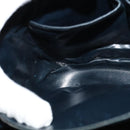 CELINE C Sulky Shoulder Bag Canvas Navy Gold Auth BA1018-21