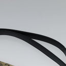 CELINE C Sulky Shoulder Bag Canvas Navy Gold Auth BA1018-14