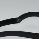 CELINE C Sulky Shoulder Bag Canvas Navy Gold Auth BA1018-8