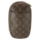 LOUIS VUITTON Monogram Pochette Gange Umhängetasche M51870 LV Auth BA10180-13