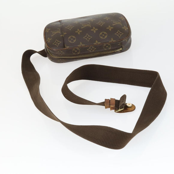 LOUIS VUITTON Monogram Pochette Gange Umhängetasche M51870 LV Auth BA10180